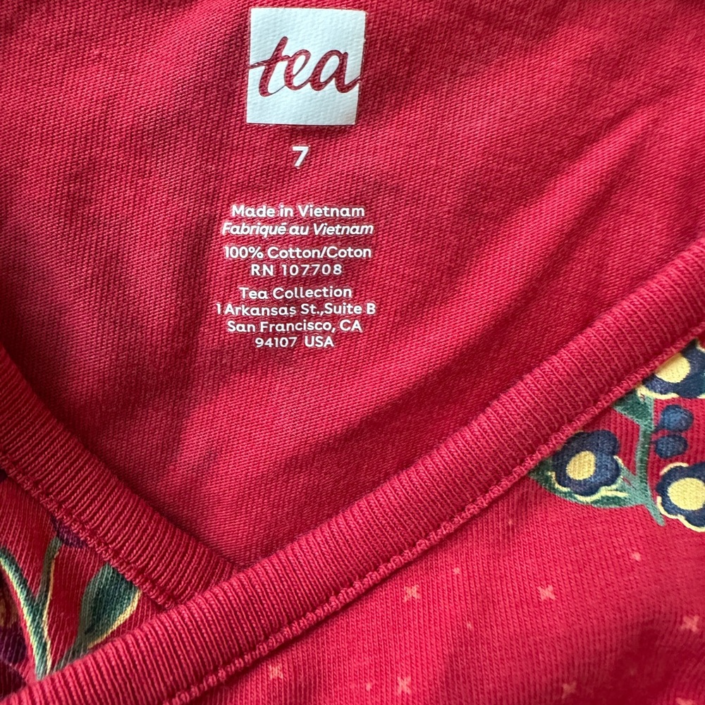 Tea Collection Wrap Neck Dress - Picture 10 of 11